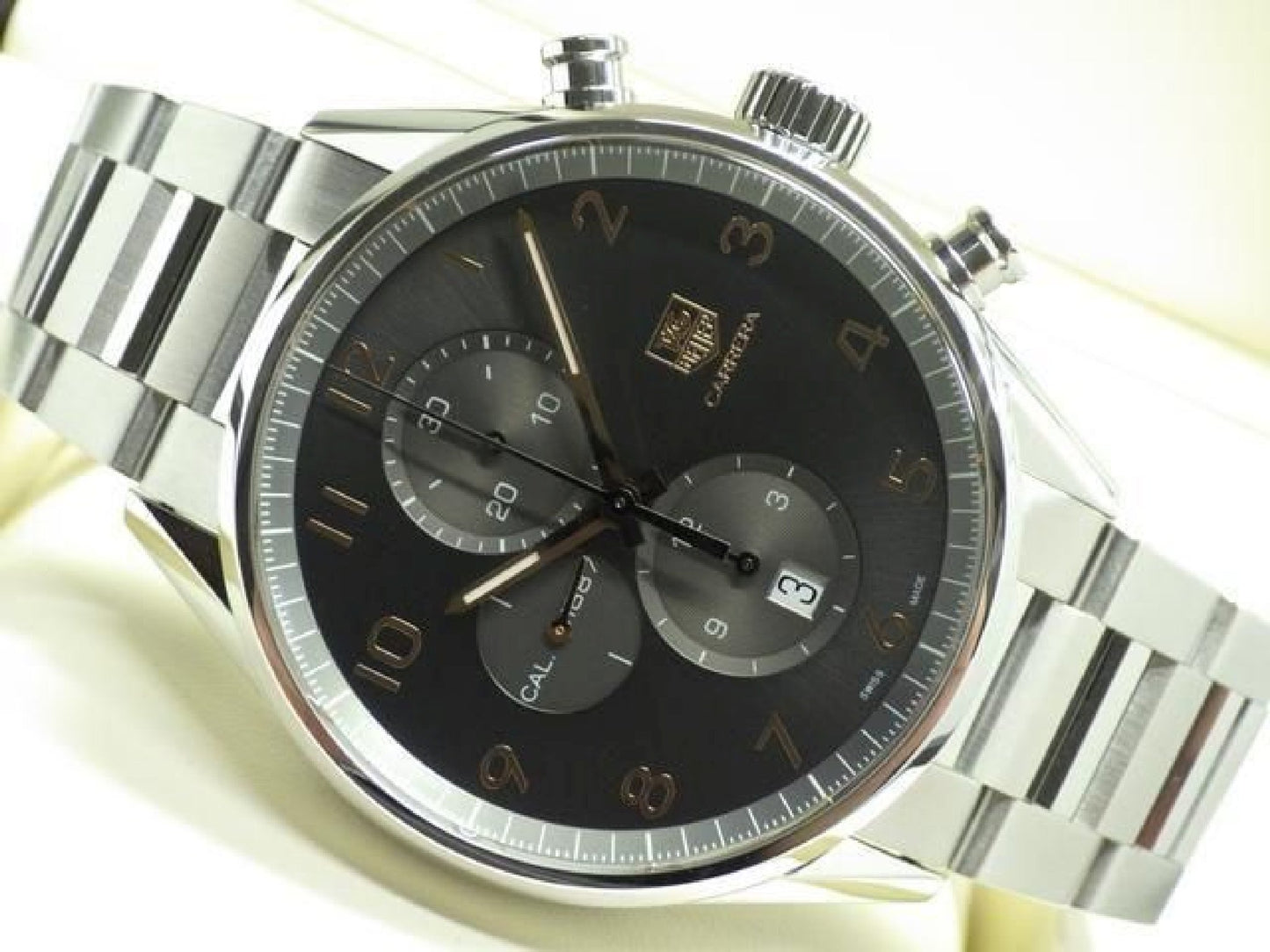 TAG HEUER tag Heuer Carrera Chronograph Calibre1887 43 MM CAR2013.BA0799 Mens 192833032 hannari-shop