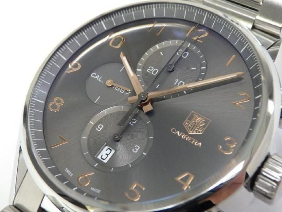 TAG HEUER tag Heuer Carrera Chronograph Calibre1887 43 MM CAR2013.BA0799 Mens 192833032 hannari-shop