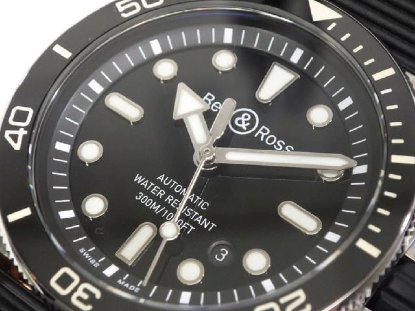 BELL & ROSS BR03 DIVER black steel 42 MM BR03A-D-BL-ST/SRB Mens 192874791 hannari-shop