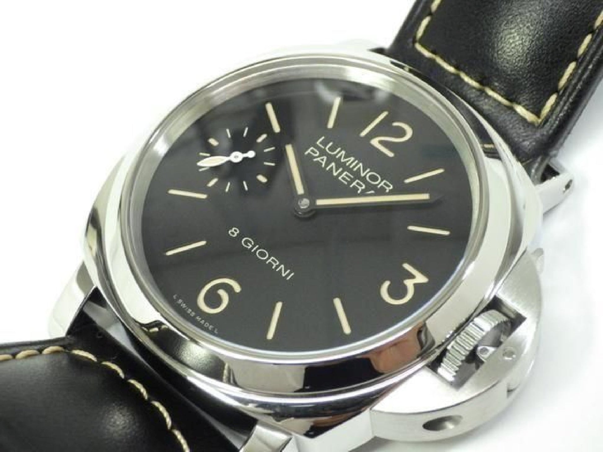 PANERAI Luminor Base 8 DAY'S 44 MM Ref.PAM00915 Genuine goods Mens 192912907 hannari-shop