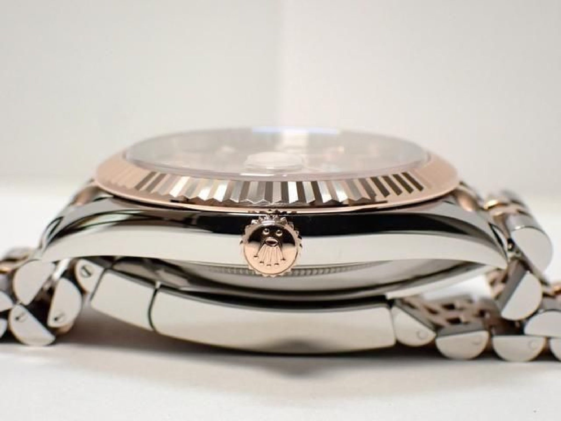ROLEX Datejust 41 SS x Everose Gold combination Sundust Dial 126331 Mens 192921054 hannari-shop