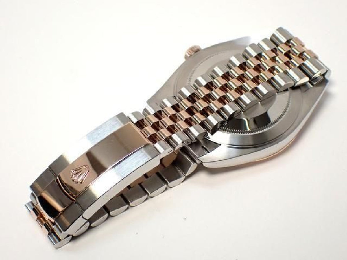 ROLEX Datejust 41 SS x Everose Gold combination Sundust Dial 126331 Mens 192921054 hannari-shop