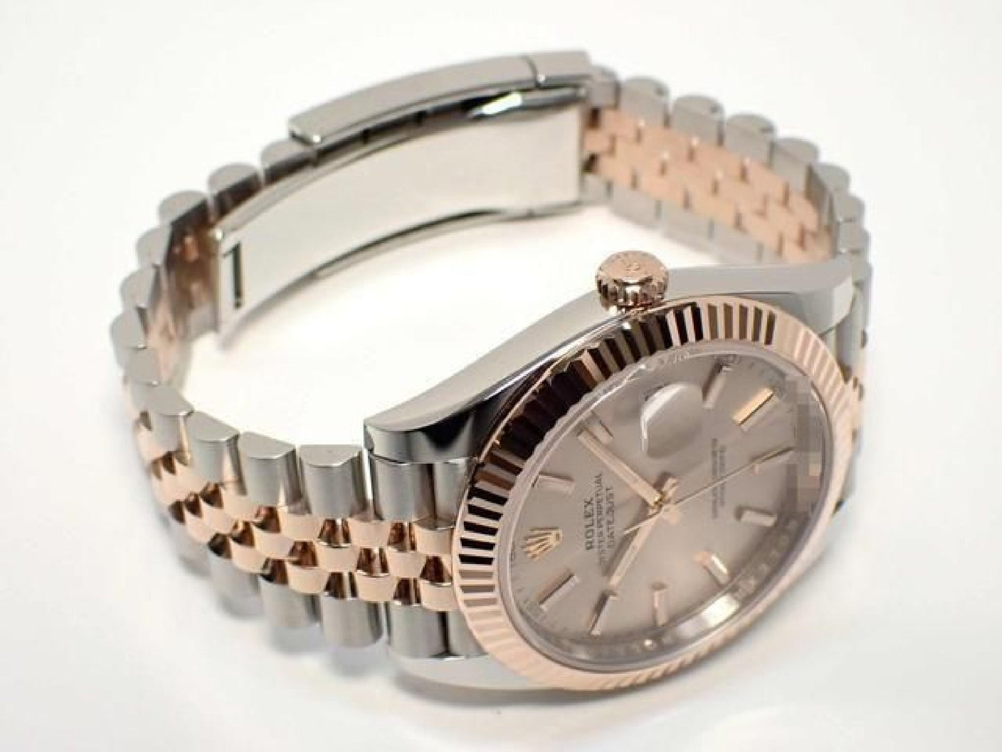 ROLEX Datejust 41 SS x Everose Gold combination Sundust Dial 126331 Mens 192921054 hannari-shop