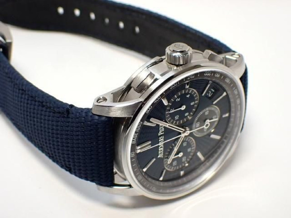 AUDEMARS PIGUET CODE 11.59 by  Chronograph blue 26393ST '23 Mens 192951696 hannari-shop