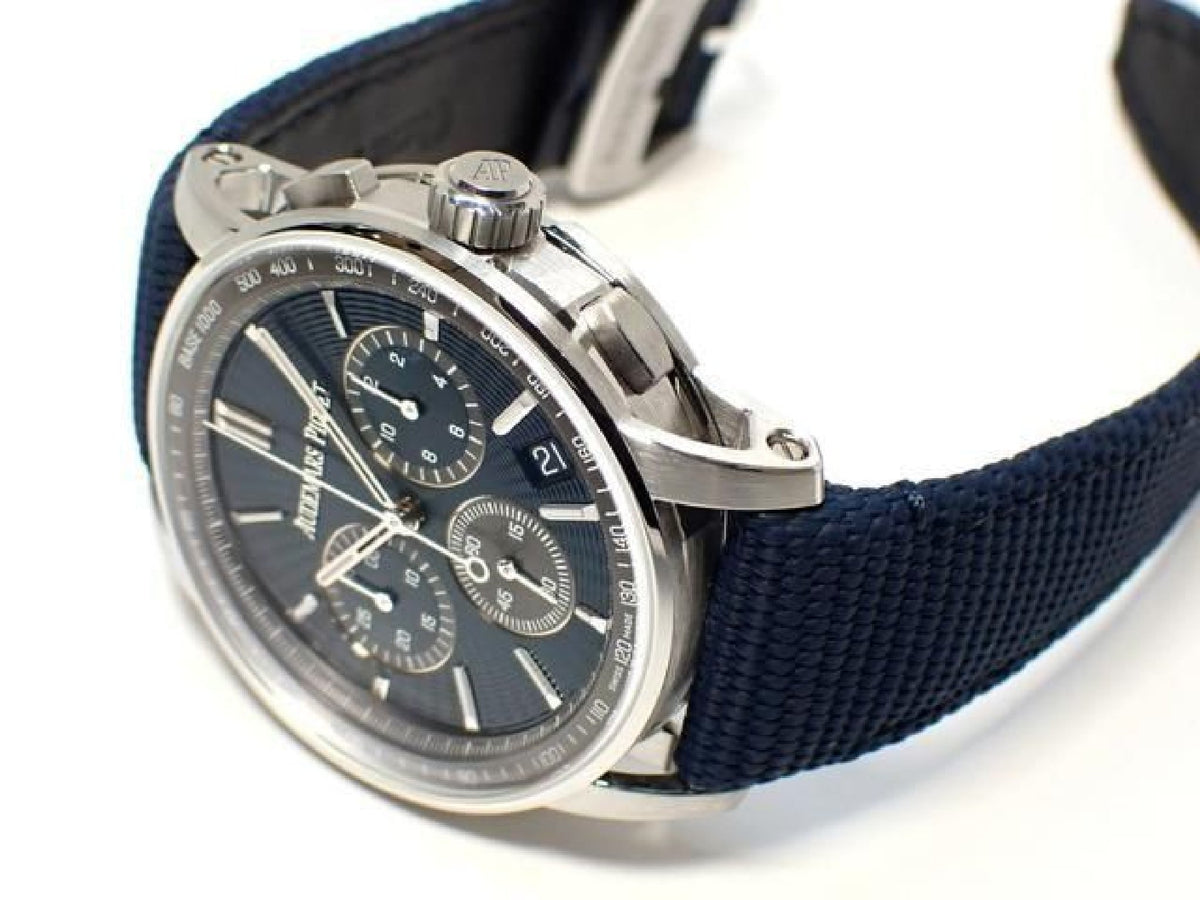 AUDEMARS PIGUET CODE 11.59 by  Chronograph blue 26393ST '23 Mens 192951696 hannari-shop