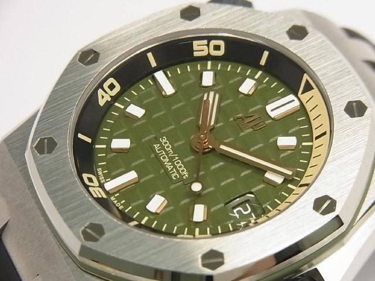 AUDEMARS PIGUET Royal Oak Offshore Diver khaki grün 15720ST.OO.A052CA.01 Herren 192952170 hannari-shop