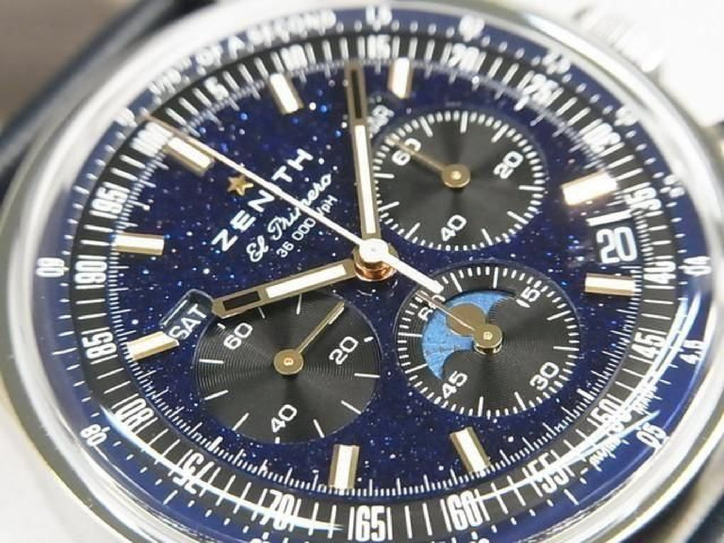 ZENITH Chrono Master Original triple calendar aventurine 03.3402.3610/53.C917  Lot Limited16 0 Lots Mens 192978469 hannari-shop