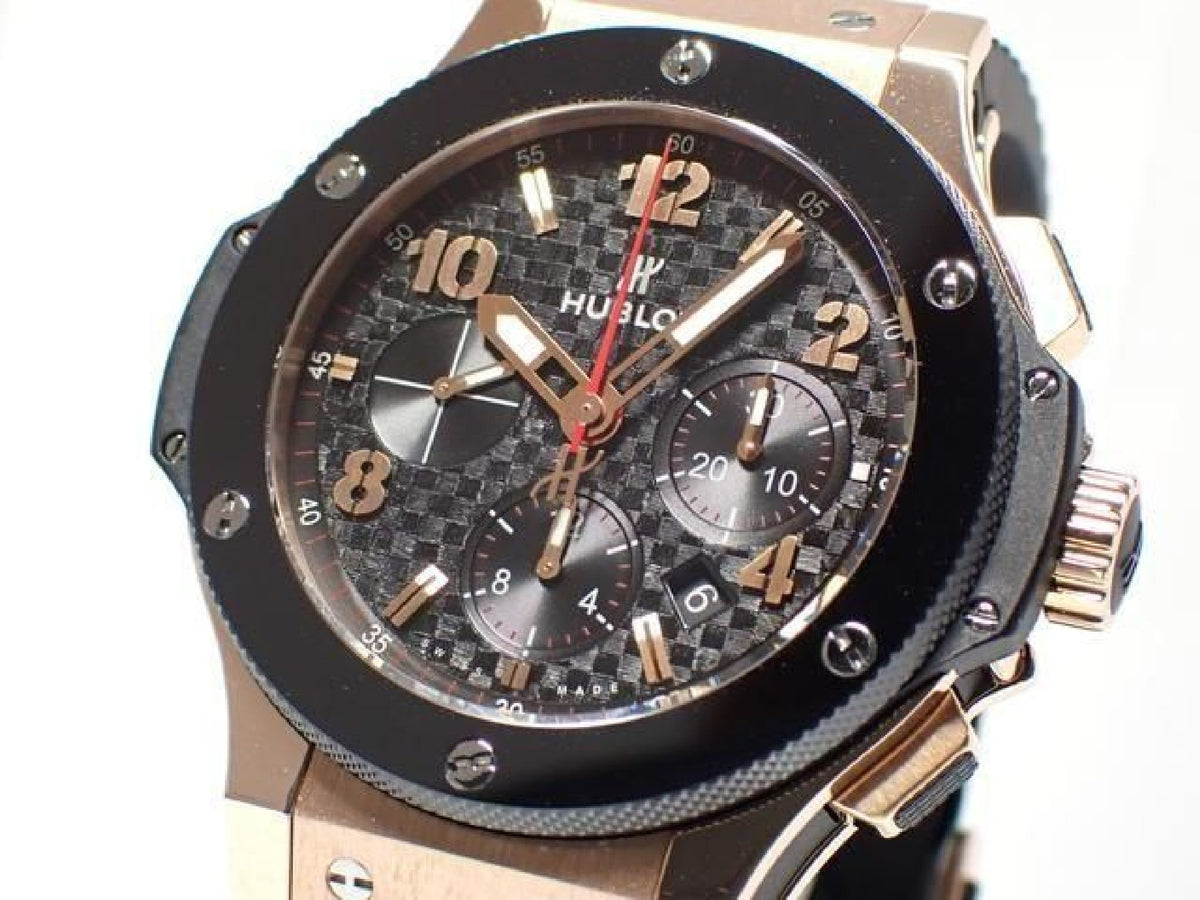 HUBLOT Big bang gold ceramic 18K red gold 301.PB.131.RX Genuine goods '22 Mens 192980209 hannari-shop