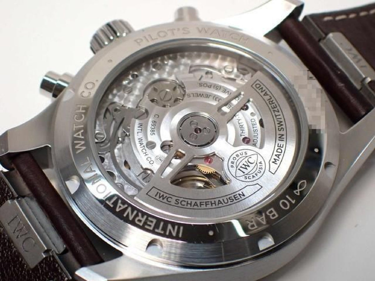 IWC Pilot's watch Chronograph 41 grün IW388103 '21 Herren 193000391 hannari-shop