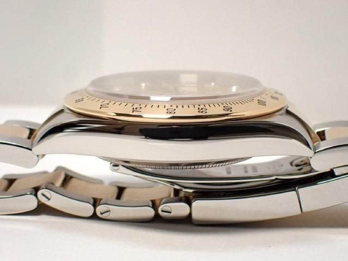 ROLEX Daytona SS &18KYG 8P diamond Ref.116523G Y series '03 Mens 193128735 hannari-shop