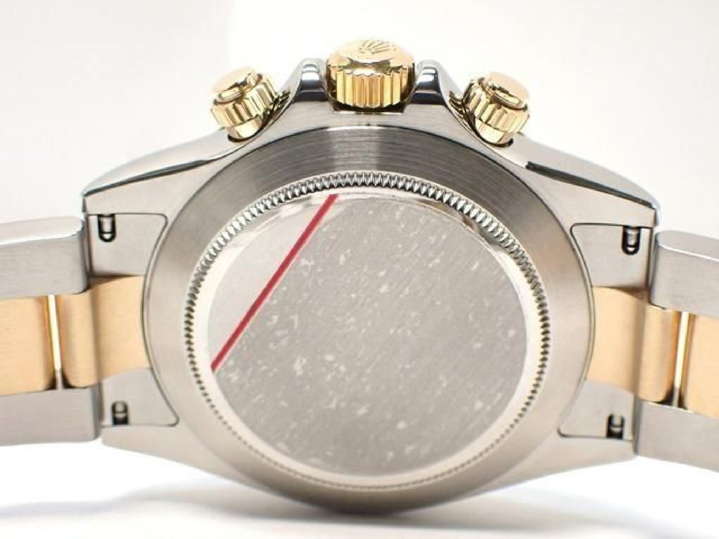 ROLEX Daytona SS &18KYG 8P diamond Ref.116523G Y series '03 Mens 193128735 hannari-shop