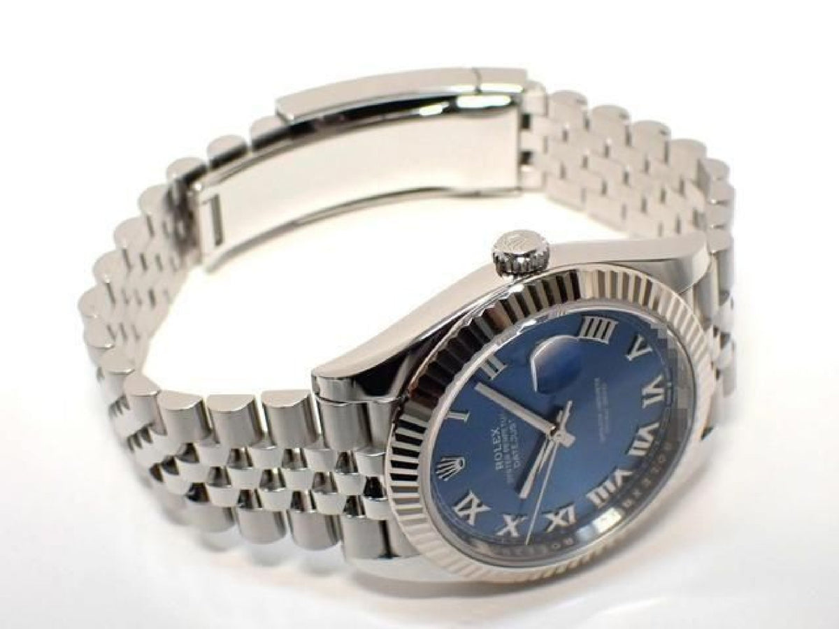 ROLEX Datejust 41 blue Roman Jubilee Bracelet 126334 '24 Mens 193153804 hannari-shop