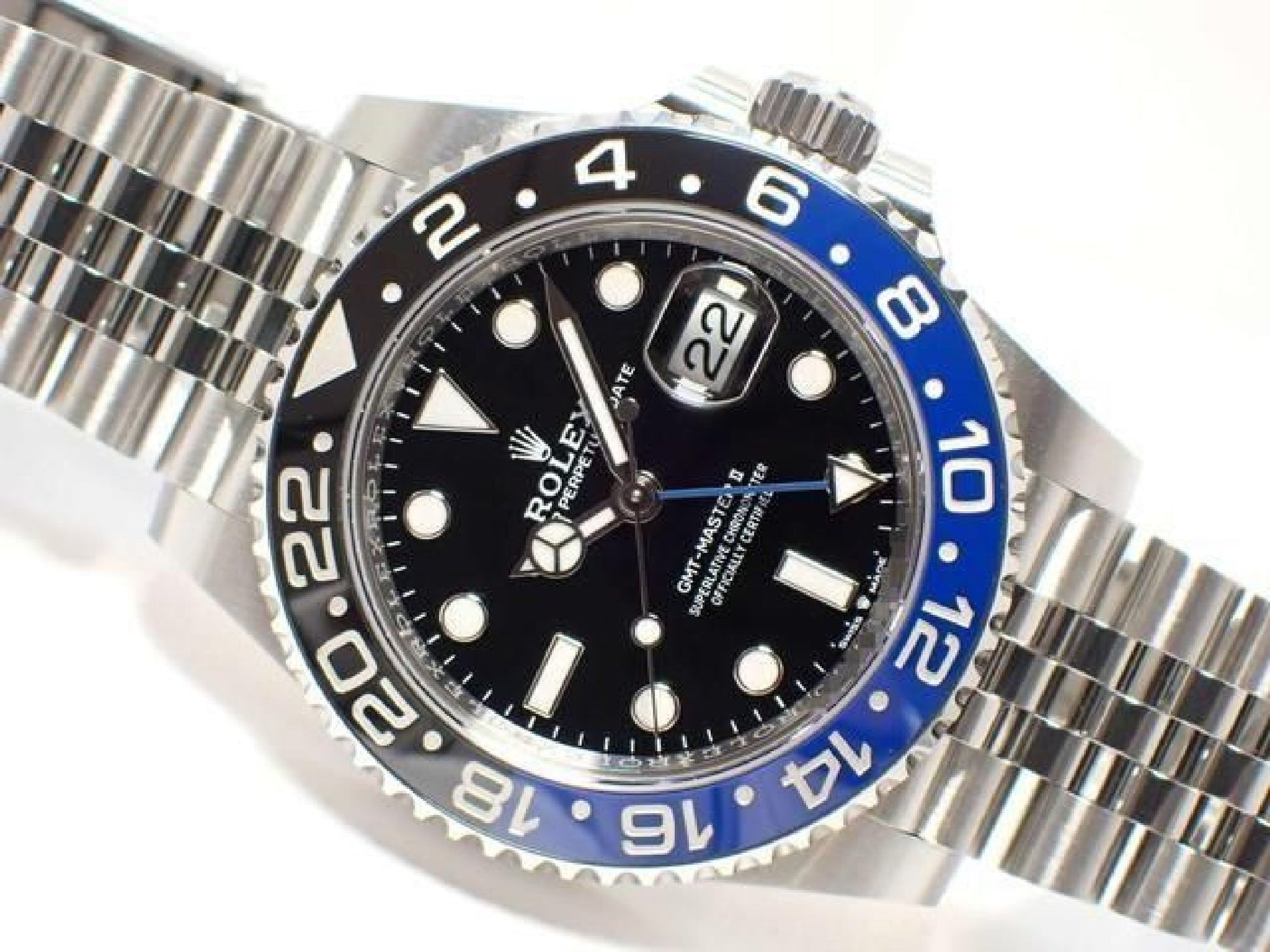 ROLEX GMT MasterII blue black bezel 126710BLNR Jubilee Bracelet '25 purchased Mens 193177198 hannari-shop