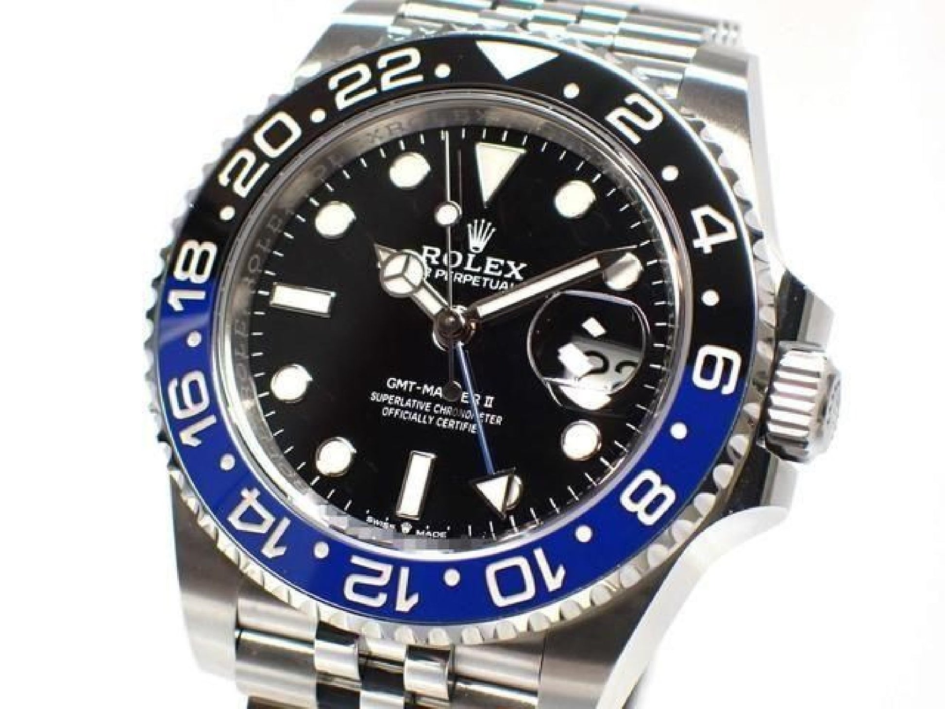 ROLEX GMT MasterII blue black bezel 126710BLNR Jubilee Bracelet '25 purchased Mens 193177198 hannari-shop