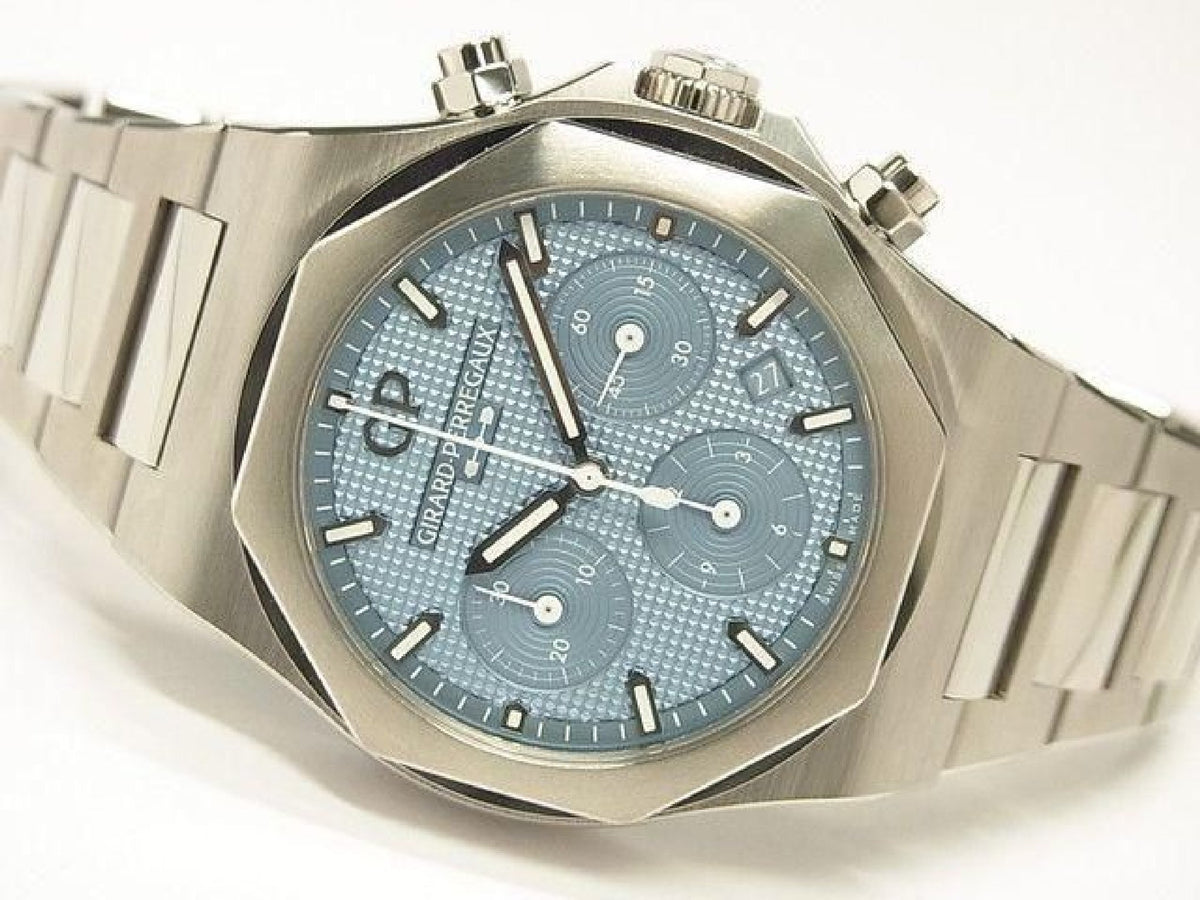 GIRARD PERREGAUX Laureato Chronograph 42 MM Eisblau world180 Los Limited Herren 193178415 hannari-shop