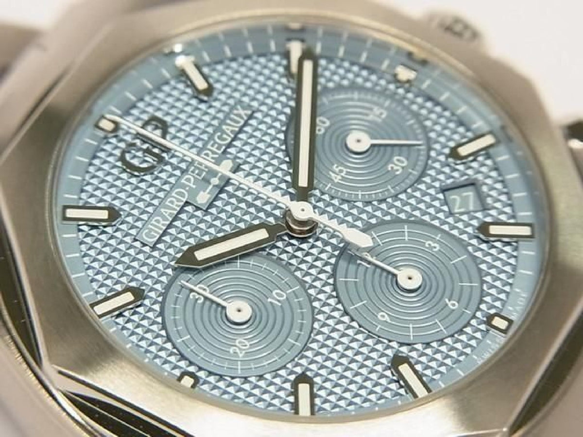 GIRARD PERREGAUX Laureato Chronograph 42 MM Eisblau world180 Los Limited Herren 193178415 hannari-shop