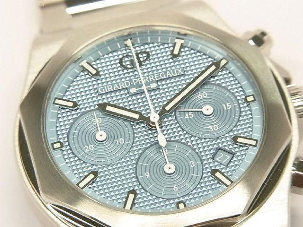 GIRARD PERREGAUX Laureato Chronograph 42 MM Eisblau world180 Los Limited Herren 193178415 hannari-shop