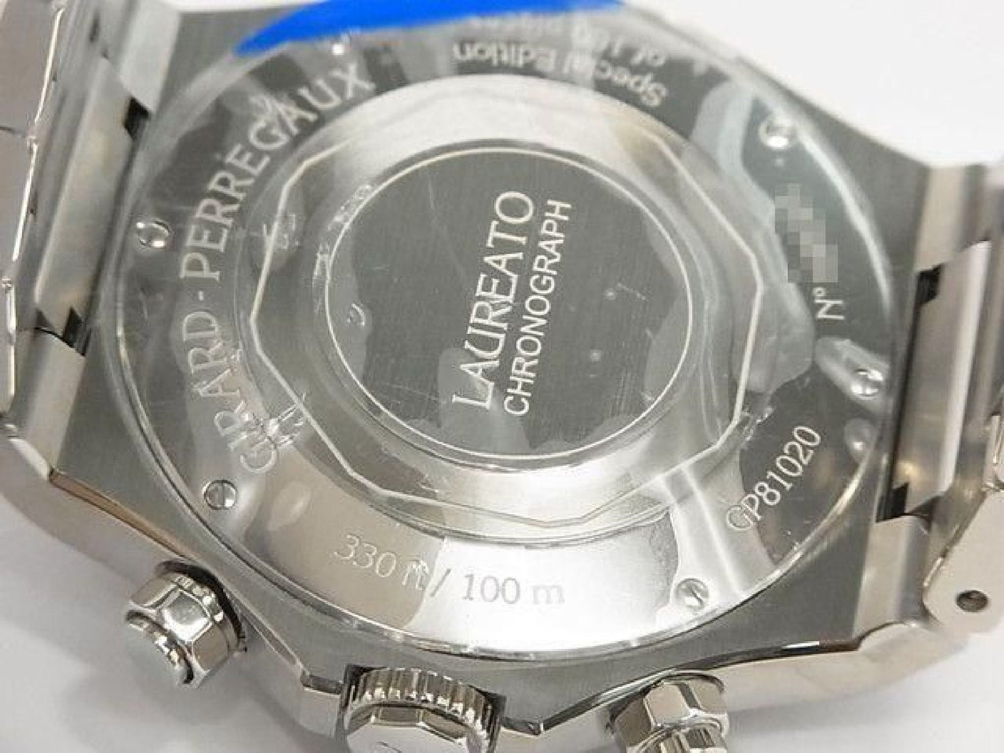 GIRARD PERREGAUX Laureato Chronograph 42 MM Eisblau world180 Los Limited Herren 193178415 hannari-shop