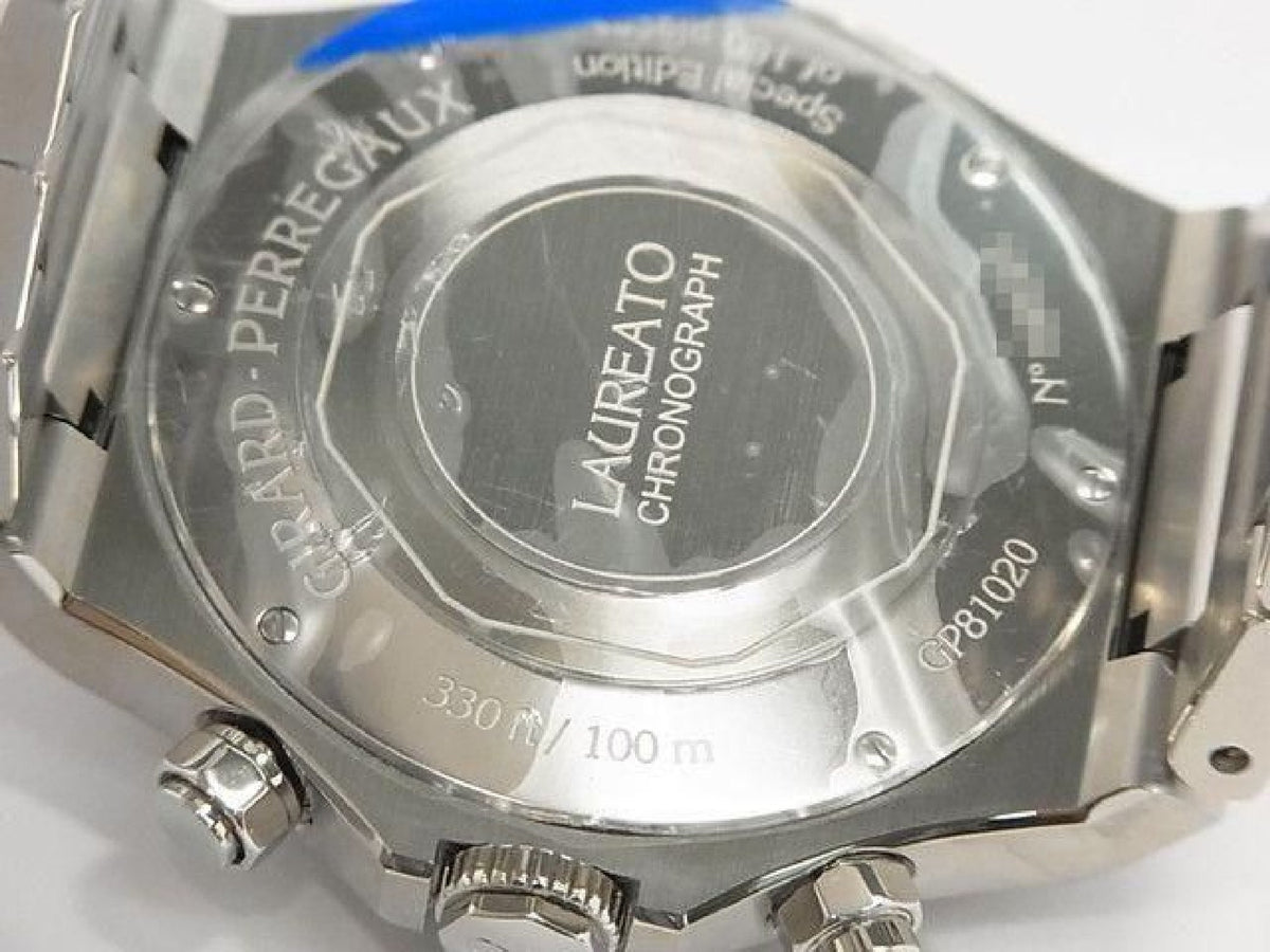 GIRARD PERREGAUX Laureato Chronograph 42 MM Eisblau world180 Los Limited Herren 193178415 hannari-shop