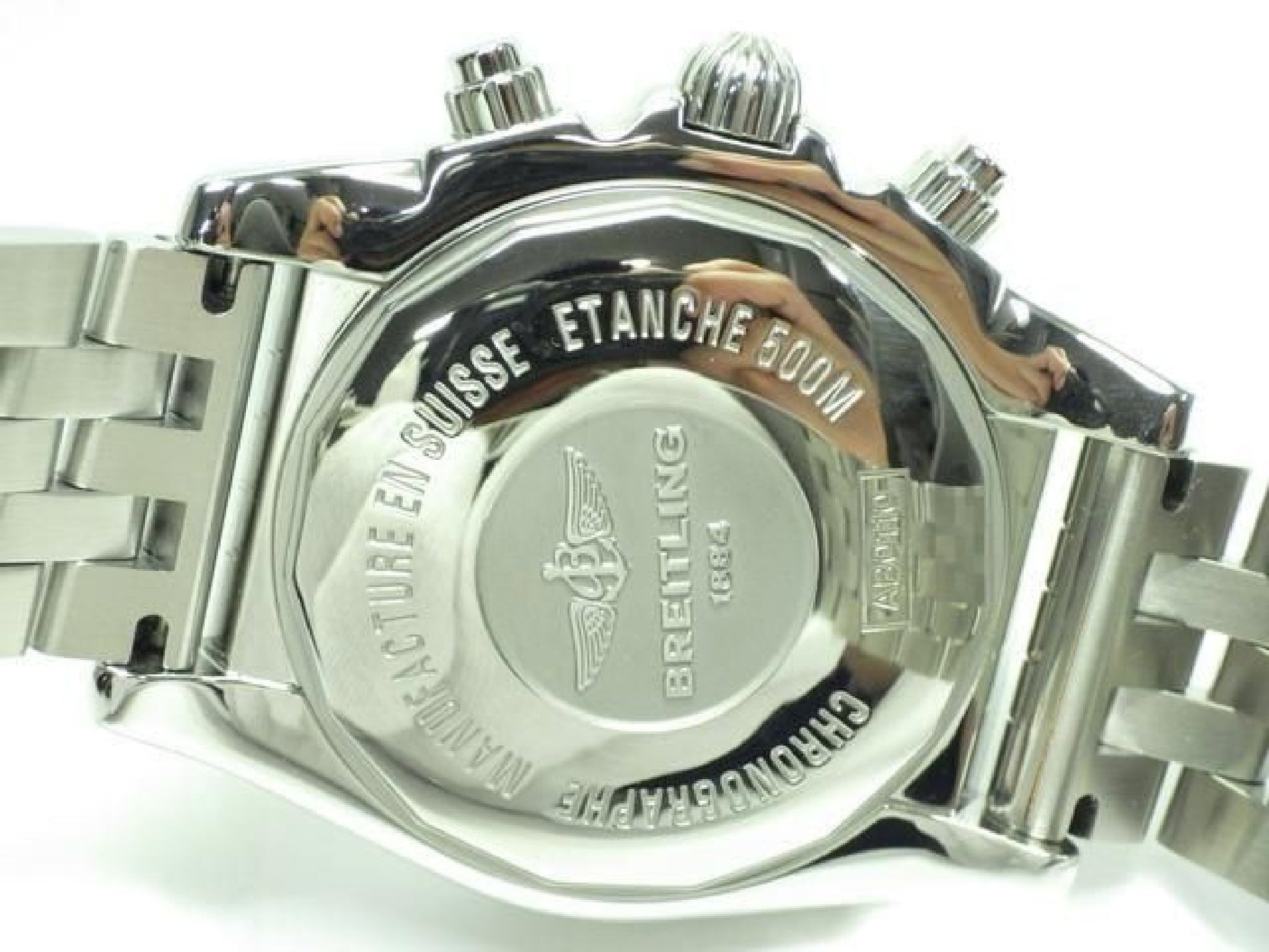 BREITLING Chrono Mat44 blau A011C89PA Japan Echtes Herrenmodell 193183946 hannari-shop
