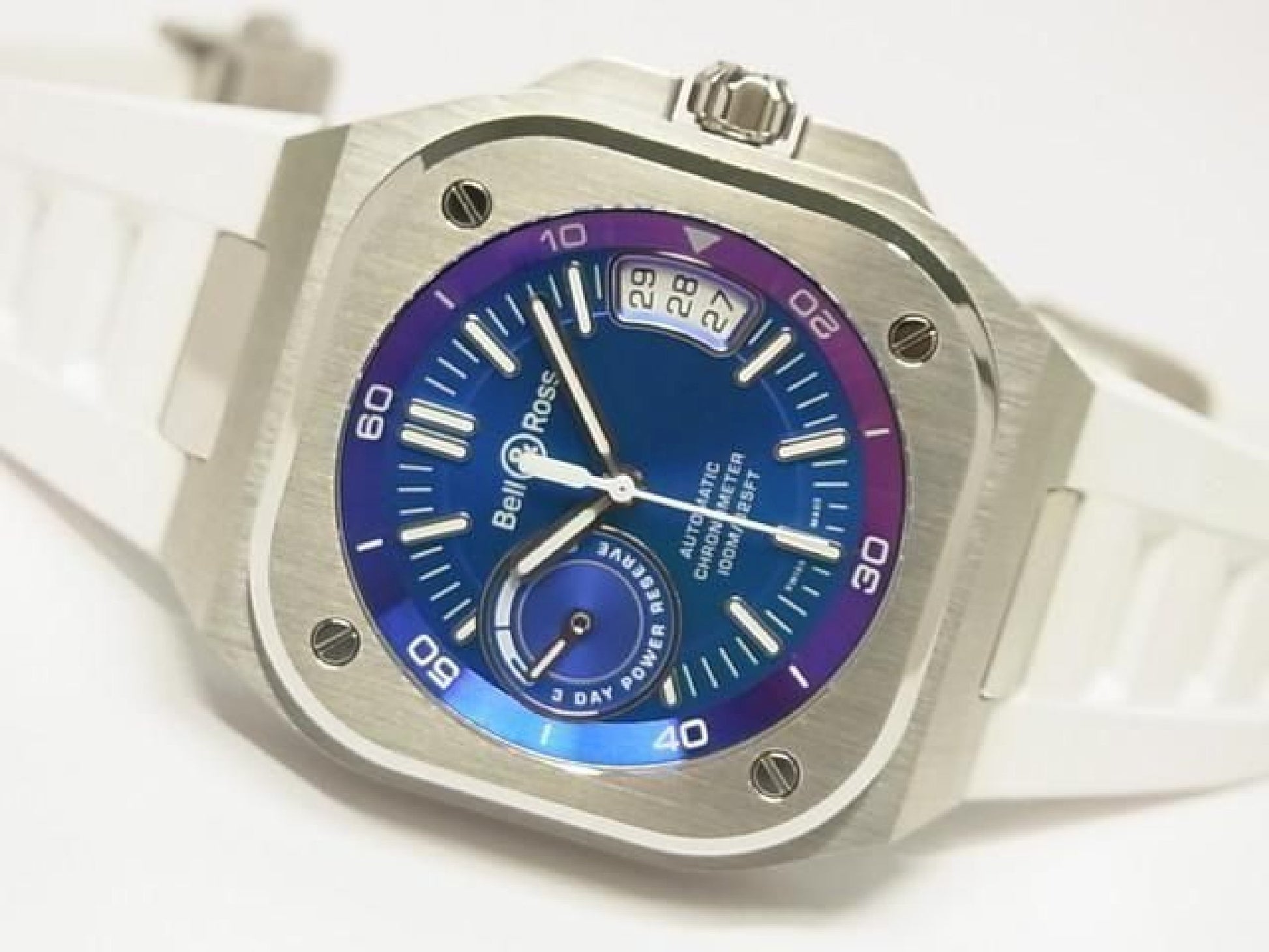 BELL & ROSS BR-X5 irisierend BRX5R-IRS-ST/SRB unbenutzt Herren 193184259 hannari-shop