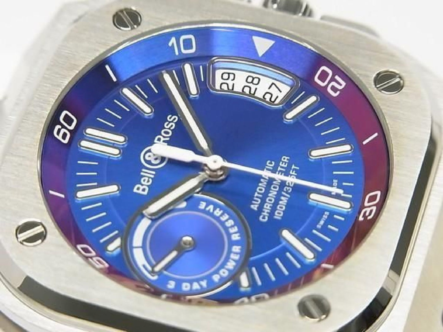 BELL & ROSS BR-X5 irisierend BRX5R-IRS-ST/SRB unbenutzt Herren 193184259 hannari-shop