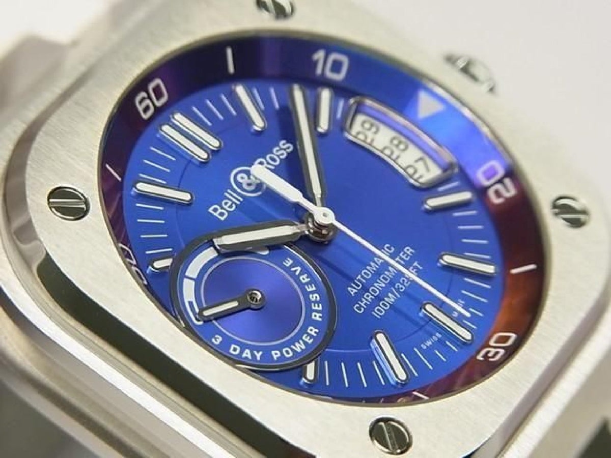 BELL & ROSS BR-X5 irisierend BRX5R-IRS-ST/SRB unbenutzt Herren 193184259 hannari-shop