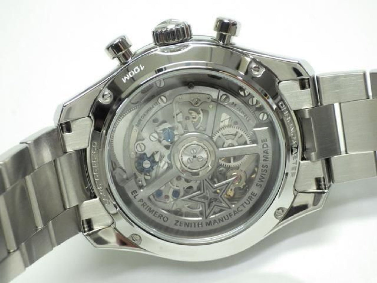 ZENITH Chrono Master sports Ref.03.3100.3600/69.M3100 Genuine goods '24 purchased Mens 193198077 hannari-shop