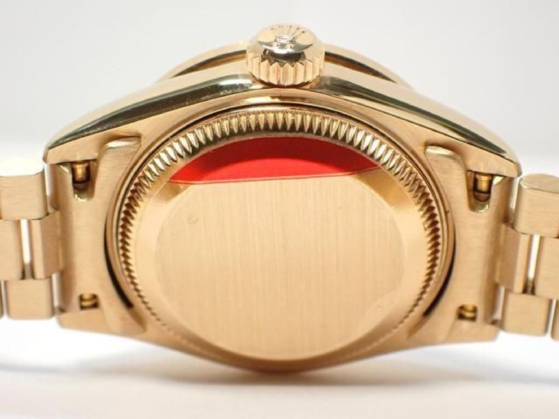 ROLEX Datejust champagne 10P diamond bezel diamond 18KYG President Bracelet A series Mens 193199743 hannari-shop