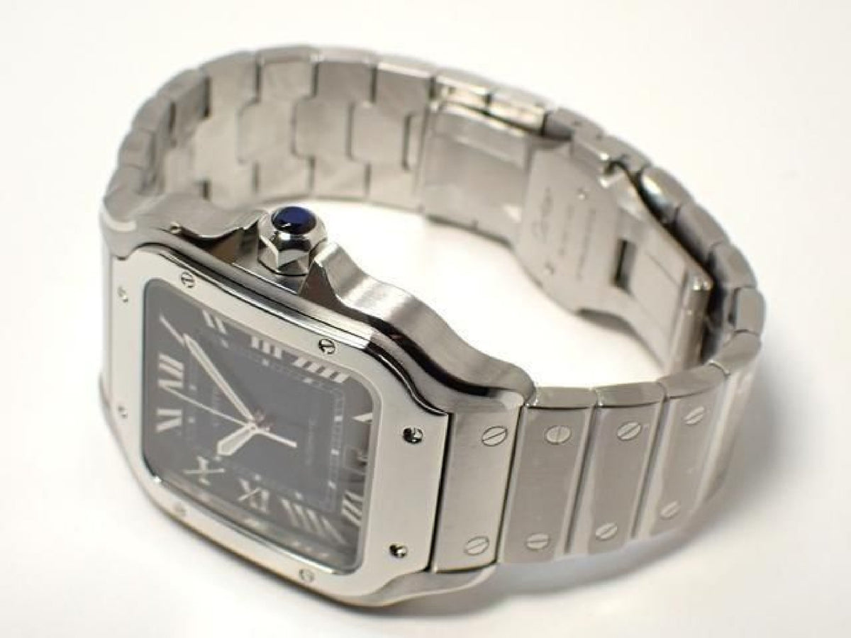 CARTIER Santos de  LM blau WSSA0030 '24 Damen 193238805 hannari-shop