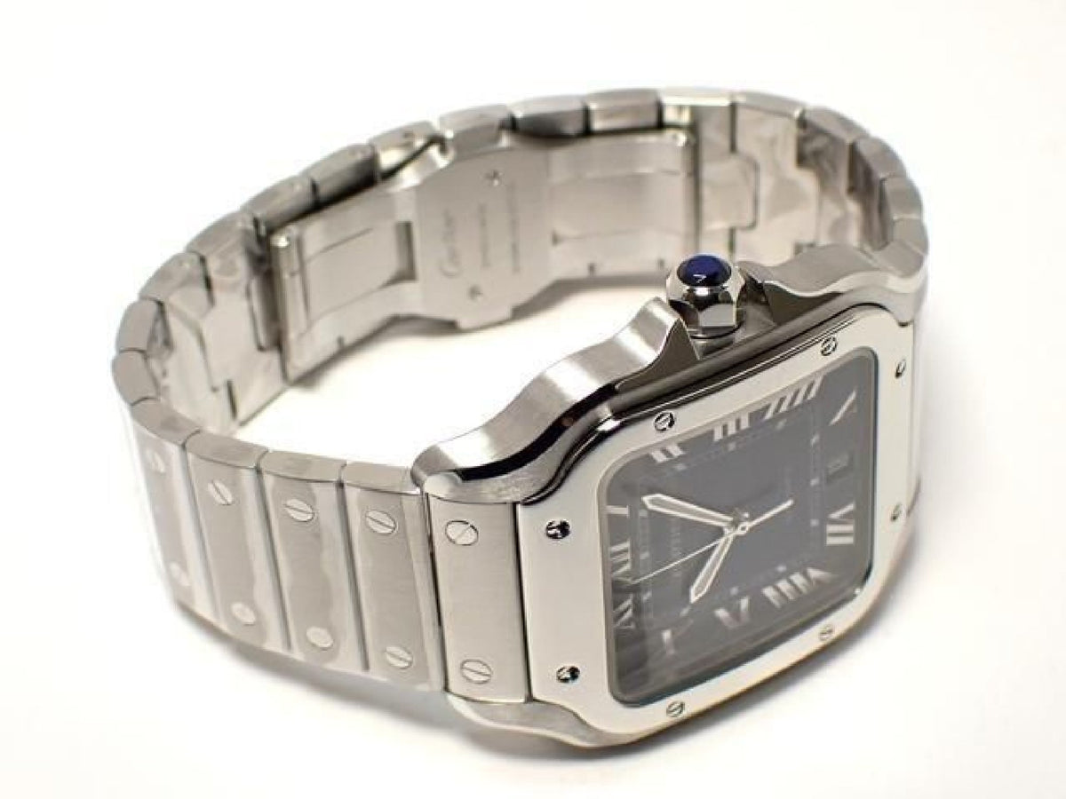 CARTIER Santos de  LM blau WSSA0030 '24 Damen 193238805 hannari-shop