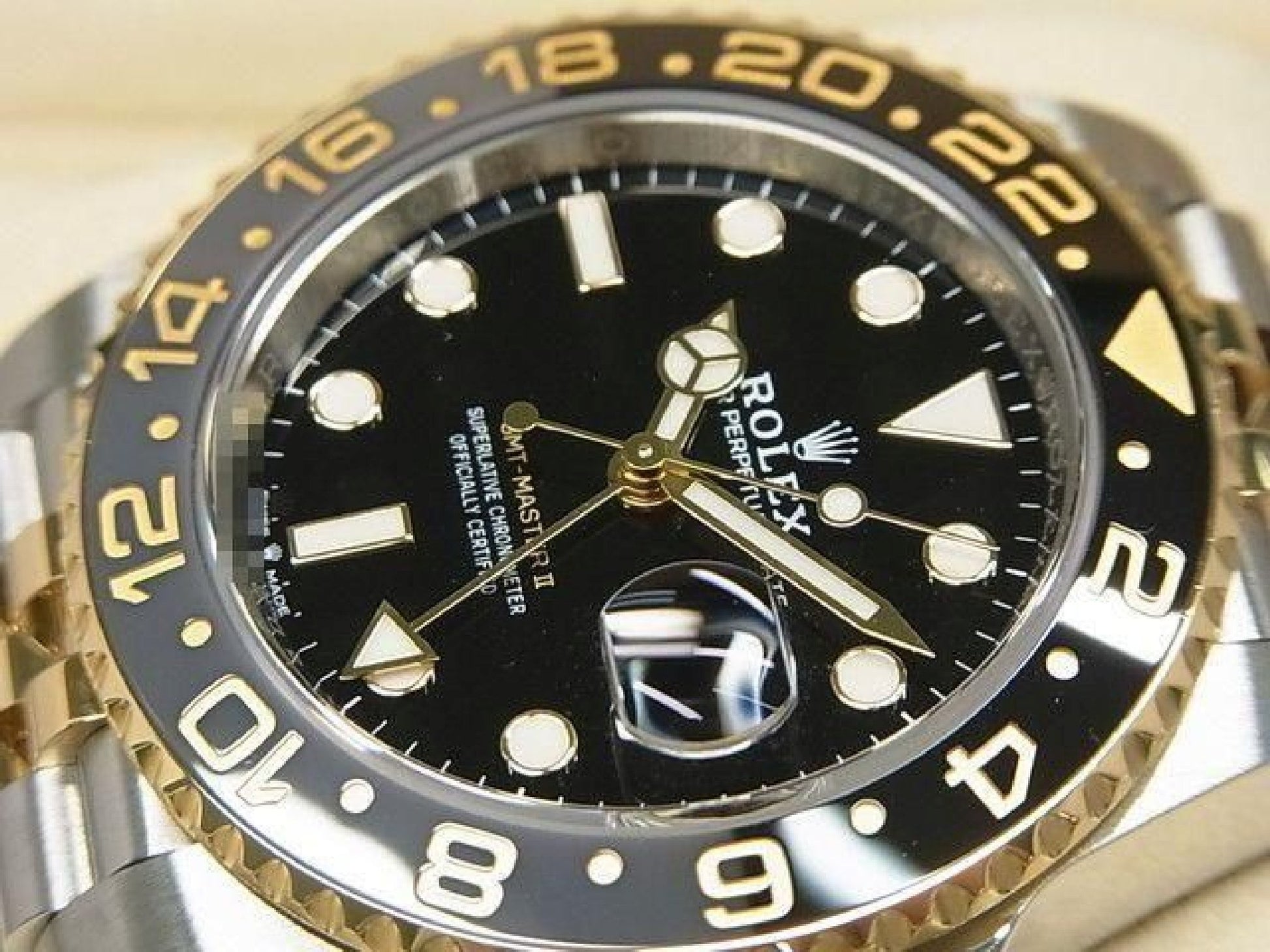 ROLEX GMT MasterII SS xYG black x gray bezel 126713GRNR '23 purchased Mens 193268737 hannari-shop
