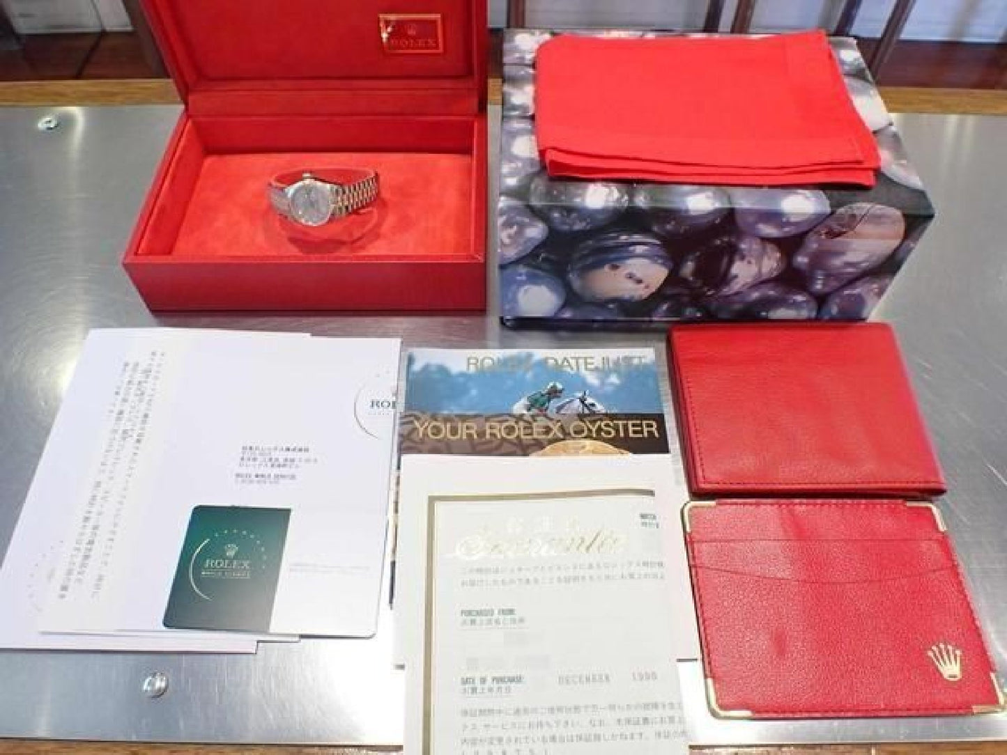 ROLEX Datejust Tridor 18KWG/ President Bracelet champagne Dial10P diamond index '98 Mens 193284152 hannari-shop