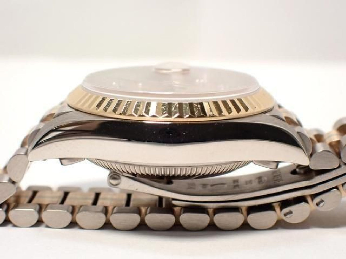 ROLEX Datejust Tridor 18KWG/ President Bracelet champagne Dial10P diamond index '98 Mens 193284152 hannari-shop