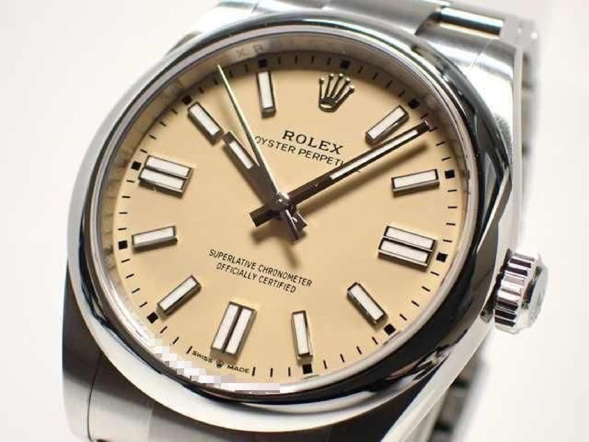 ROLEX Oyster PERPETUAL 41 beige 134300 '25 Mens 193295397 hannari-shop