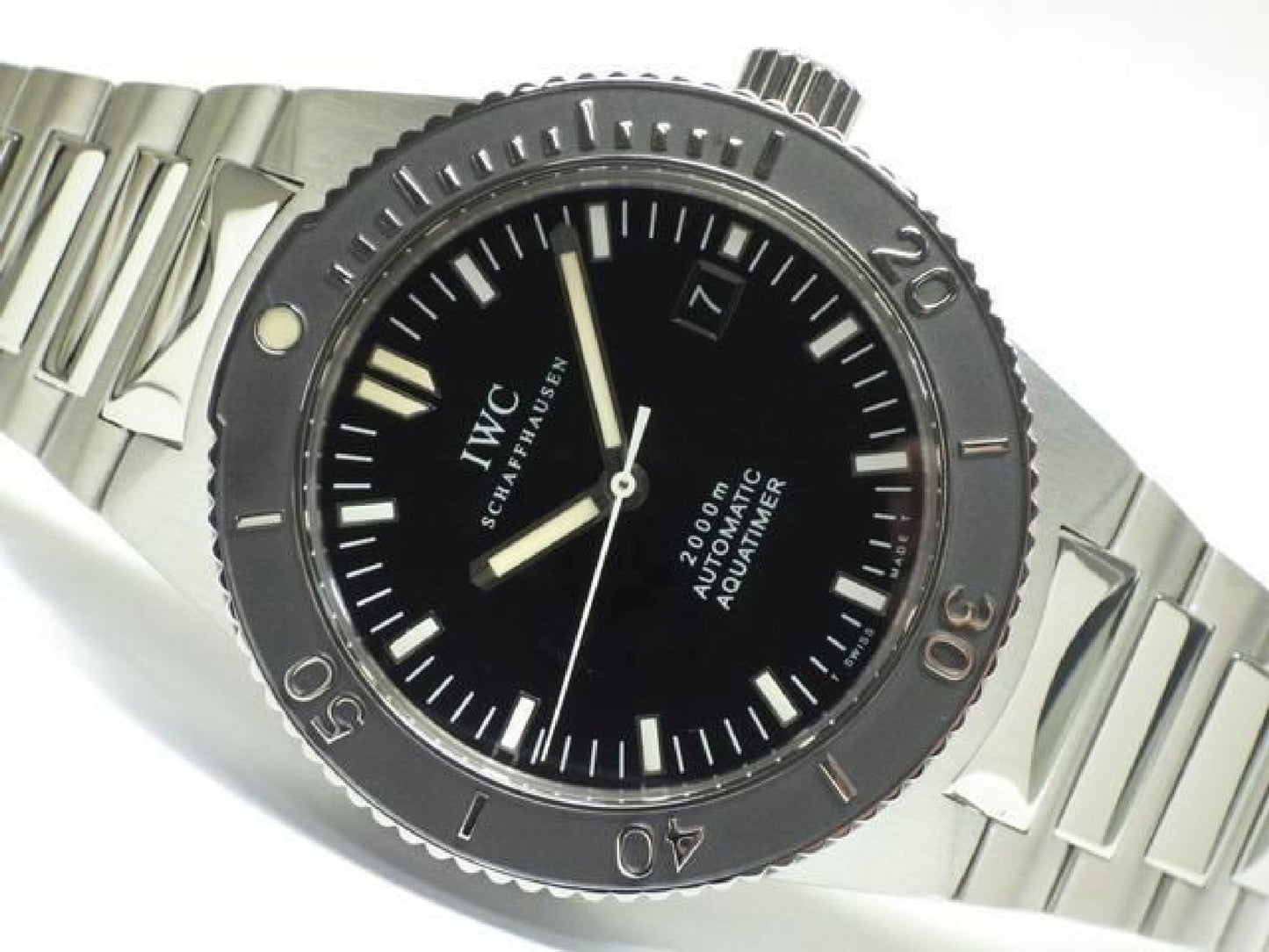 IWC GST Aquatimer Edelstahl 3536-002 Fisch Krone Herren 193346073 hannari-shop