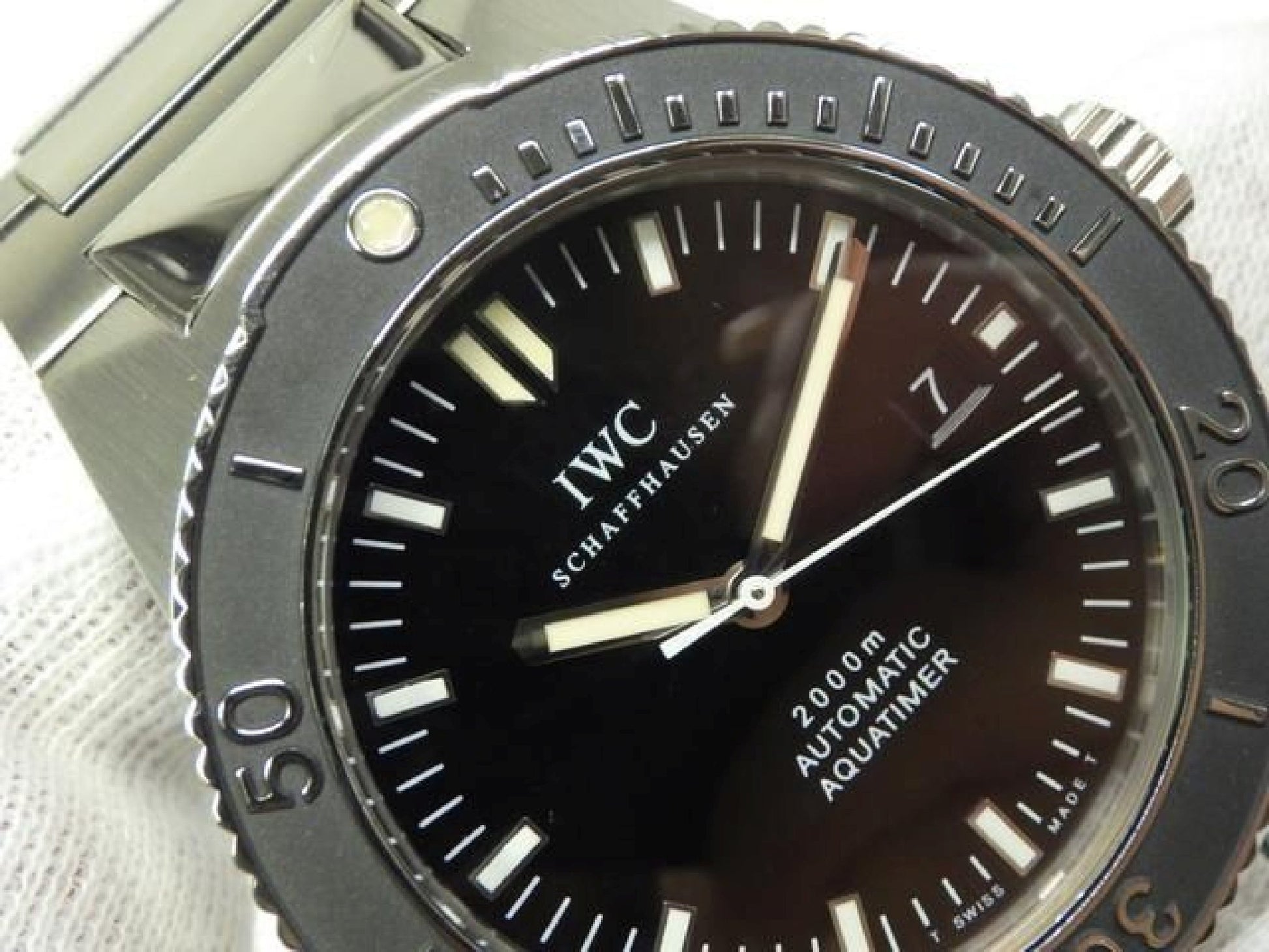 IWC GST Aquatimer Edelstahl 3536-002 Fisch Krone Herren 193346073 hannari-shop