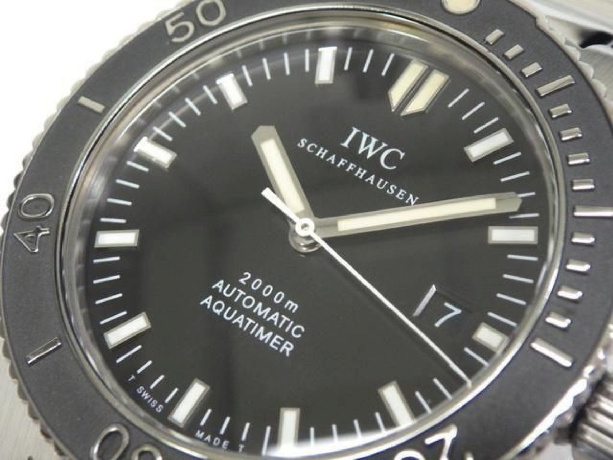 IWC GST Aquatimer Edelstahl 3536-002 Fisch Krone Herren 193346073 hannari-shop