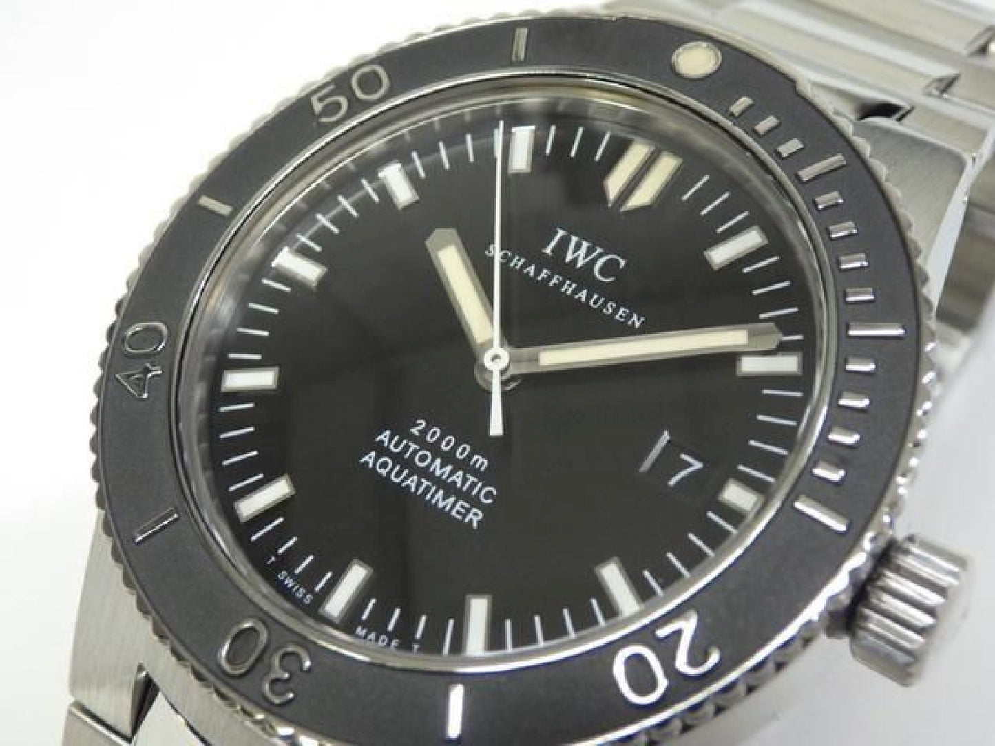 IWC GST Aquatimer Edelstahl 3536-002 Fisch Krone Herren 193346073 hannari-shop