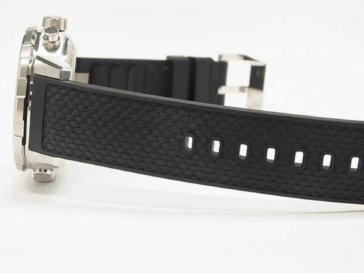 IWC Aquatimer Chronograph schwarz IW376803 echtes Armband Herren 193350077 hannari-shop