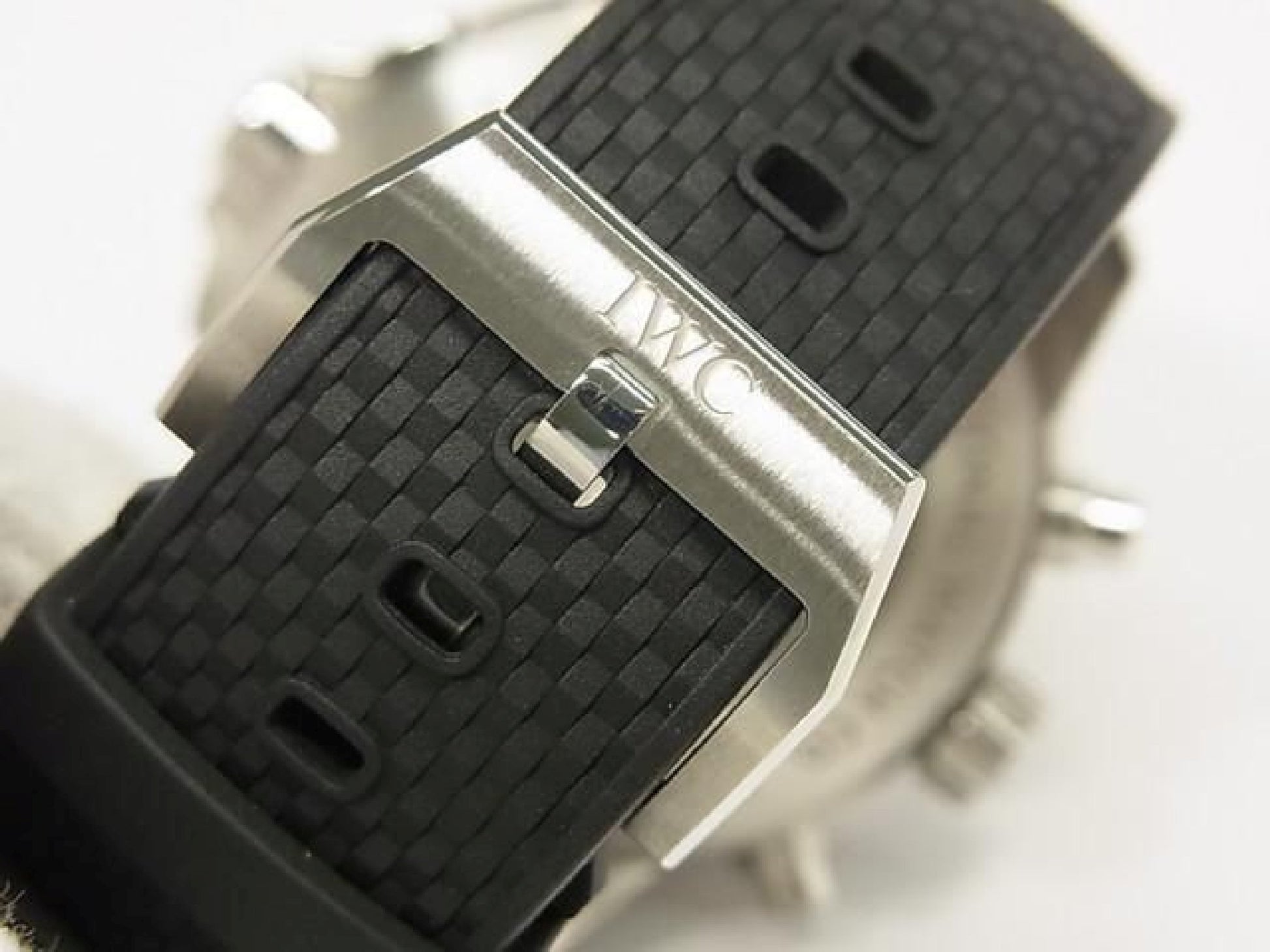 IWC Aquatimer Chronograph schwarz IW376803 echtes Armband Herren 193350077 hannari-shop