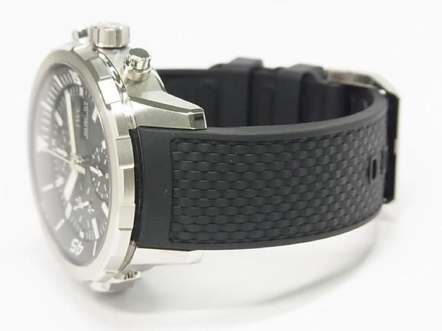 IWC Aquatimer Chronograph schwarz IW376803 echtes Armband Herren 193350077 hannari-shop