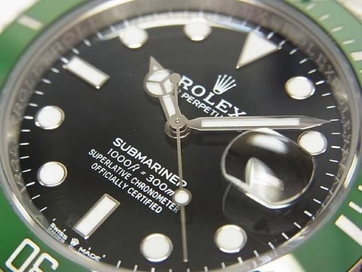ROLEX Submariner date green bezel 126610LV '25 purchased Mens 193372417 hannari-shop