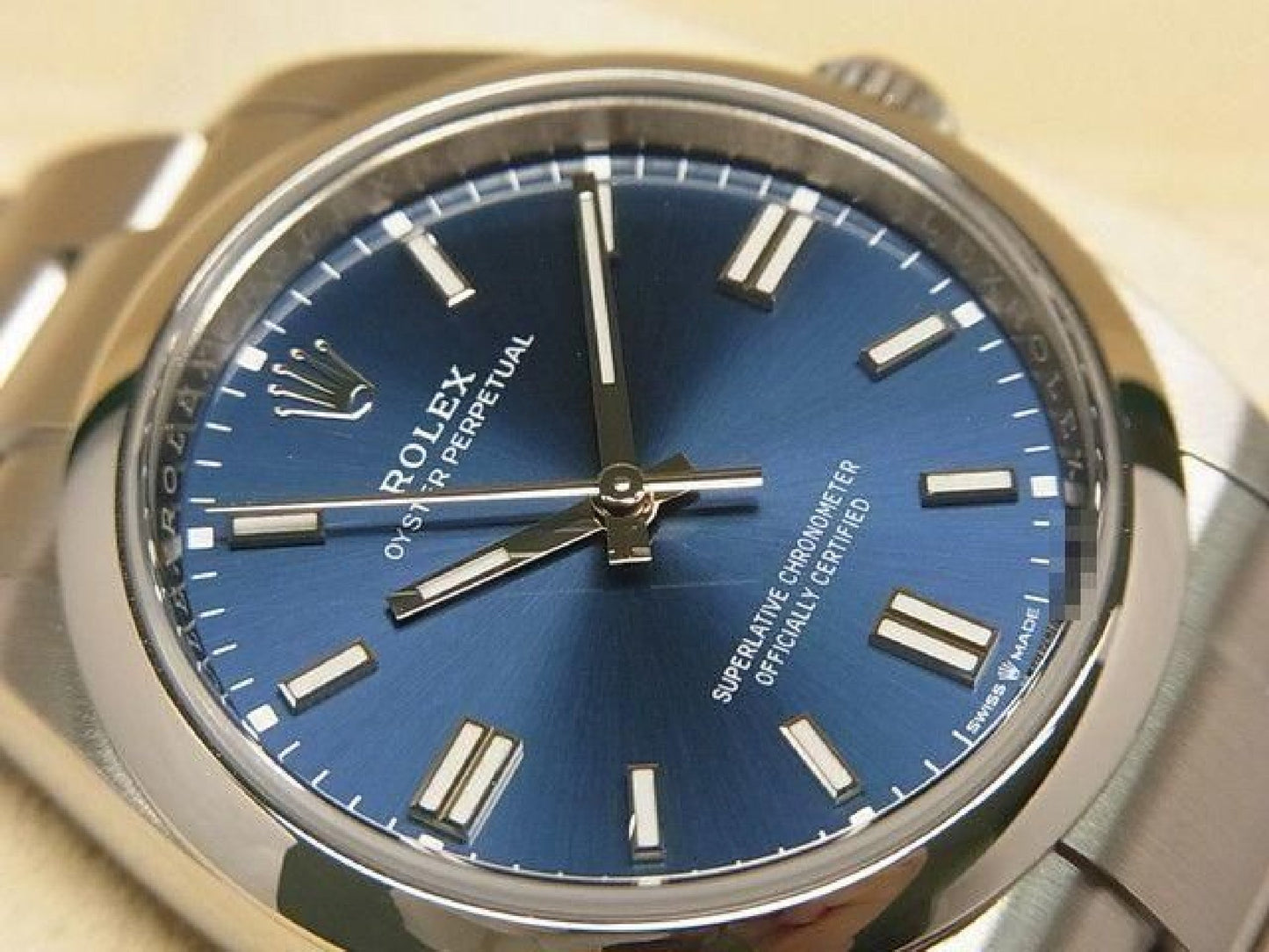 ROLEX Oyster PERPETUAL 36 blue Dial 126000 '24 purchased Mens 193372596 hannari-shop