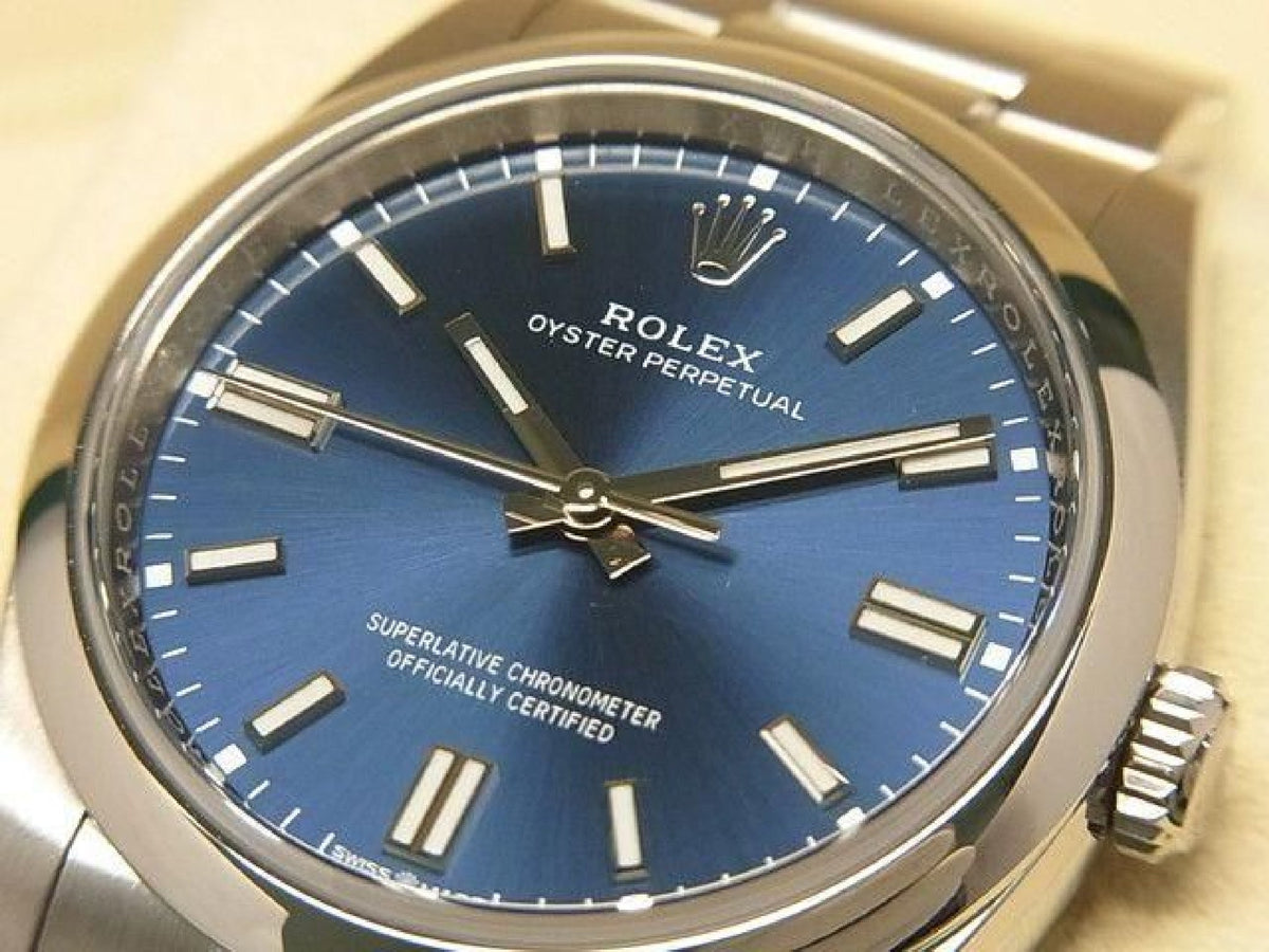 ROLEX Oyster PERPETUAL 36 blue Dial 126000 '24 purchased Mens 193372596 hannari-shop