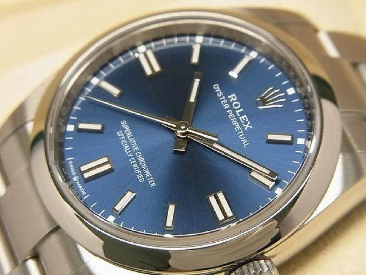 ROLEX Oyster PERPETUAL 36 blue Dial 126000 '24 purchased Mens 193372596 hannari-shop