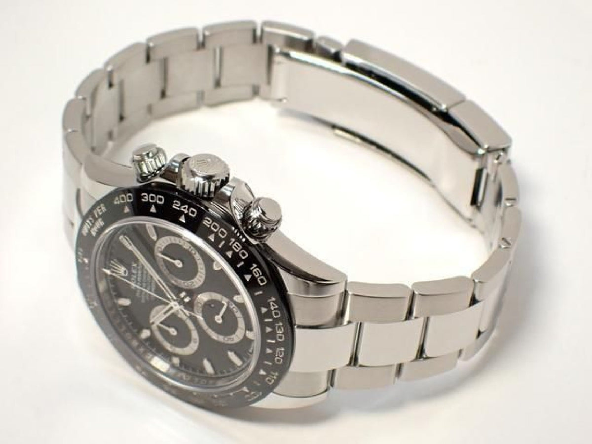ROLEX Daytona black Dial 116500LN '19 Mens 193382937 hannari-shop