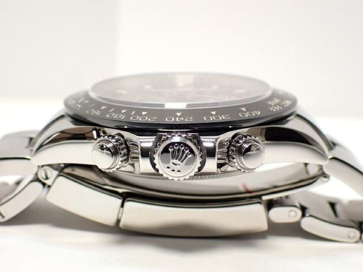 ROLEX Daytona black Dial 116500LN '19 Mens 193382937 hannari-shop