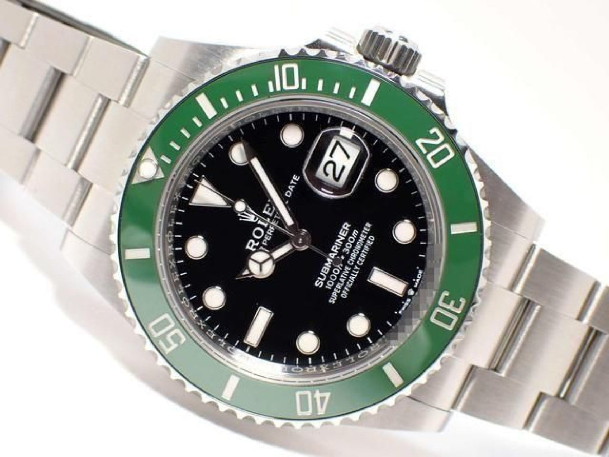 ROLEX Submariner date green bezel 126610LV '24 purchased Mens 193683296 hannari-shop