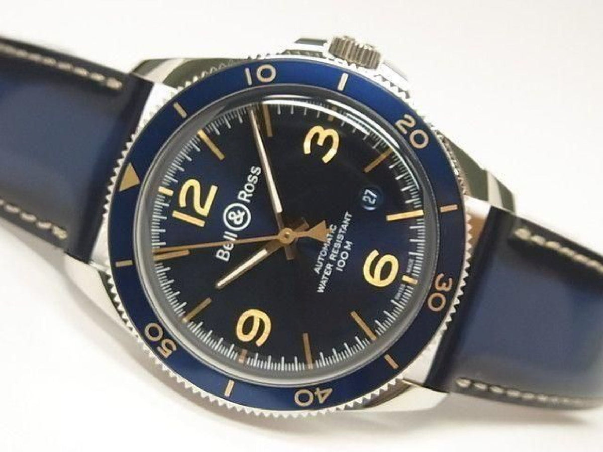BELL & ROSS BR V2-92 Aeronavale Blau BRV292-BU-G-ST/SCA Herren 193734008 hannari-shop